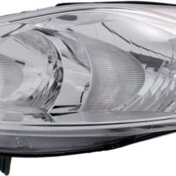 Alternative view of Evan-Fischer Headlight Set of 2 Compatible with 2011-2013 Ford Fiesta Clear Lens Halogen Composite With bulbs CAPA Driver and Passenger Side