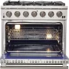 Capriasca – Titanium Professional 36 Freestanding Gas Range