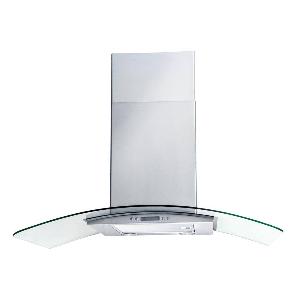 Arietta ADK430SSA Dekor Glass 30 in. Wall Mount Decorative Range Hood in Stainless Steel