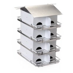 Alternative view of Birds Choice PMSR16 Starling Resistant Purple Martin House 4 Floor u0026 12 Room