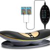 Real Relax Lumbar Traction Device, Waist Lower Back Lumbar Massager with Heat Vibration Electrotherapy for Back Sciatica Pain Relief Spinal Decompression
