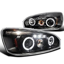 Spec-D Tuning 2LHP-MBU04JM-TM Chevy Malibu Led Black Projector Head Lights