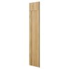 Hampton Bay 0.5x84x24 in. Refrigerator End Panel Kit in Natural Hickory KAREP-NHK