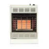 Empire SR18WNAT 18000 BTU 3-Heat Settings VF Manual Infrared Gas Heater Heater, White