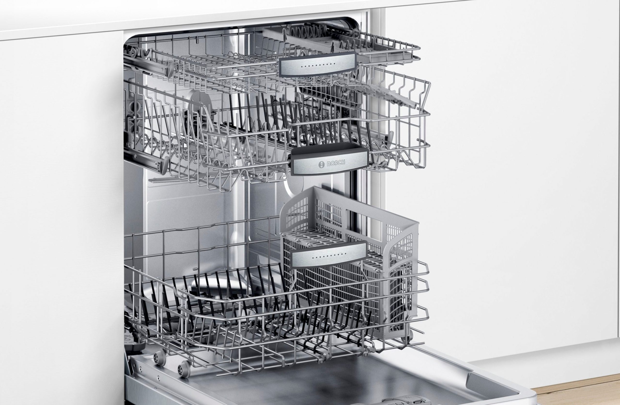 Bosch – 800 Series 24 Top Control Built-In Dishwasher with CrystalDry, Stainless Steel Tub, 3rd Rack, 40 dBa – Stainless steel - Image 11