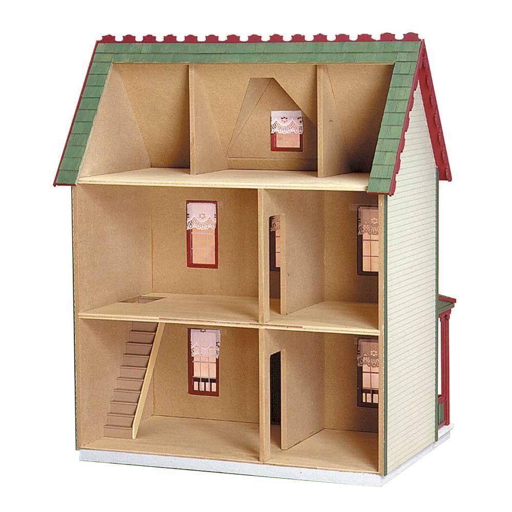 HOUSEWORKS Vermont Farmhouse Jr. Dollhouse Kit - Image 2