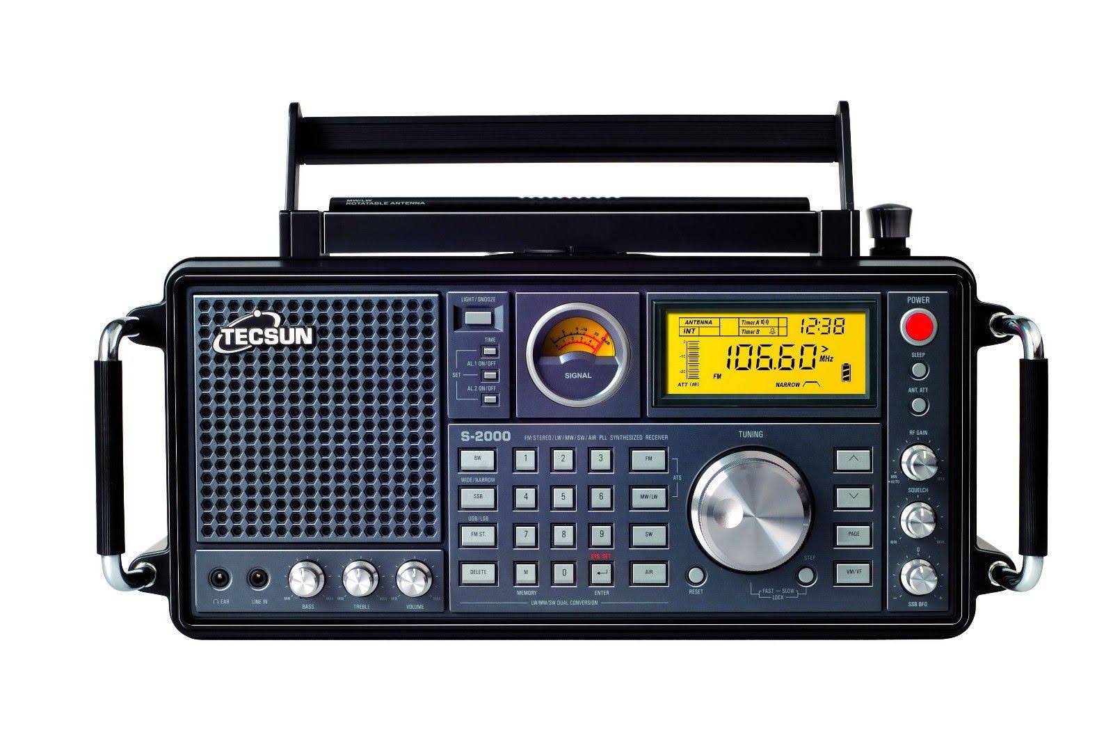 Tecsun S2000 PLL Dual Conversion AM/FM MW LW SW SSB Aircraft Band Rad