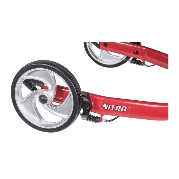 Drive Medical Nitro Euro Style 3-Wheel Rollator Rolling Walker - Image 9